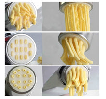 Load image into Gallery viewer, Household Stainless Steel Pasta Machine Small Manual Pasta Machine Multi-function Noodle Machine, Noodle Machine + 7 PCS Mould