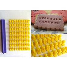 Load image into Gallery viewer, English Alphanumeric Symbol Seal Cookie Mold Movable Type Cake Mold Set, Cake Mold Set