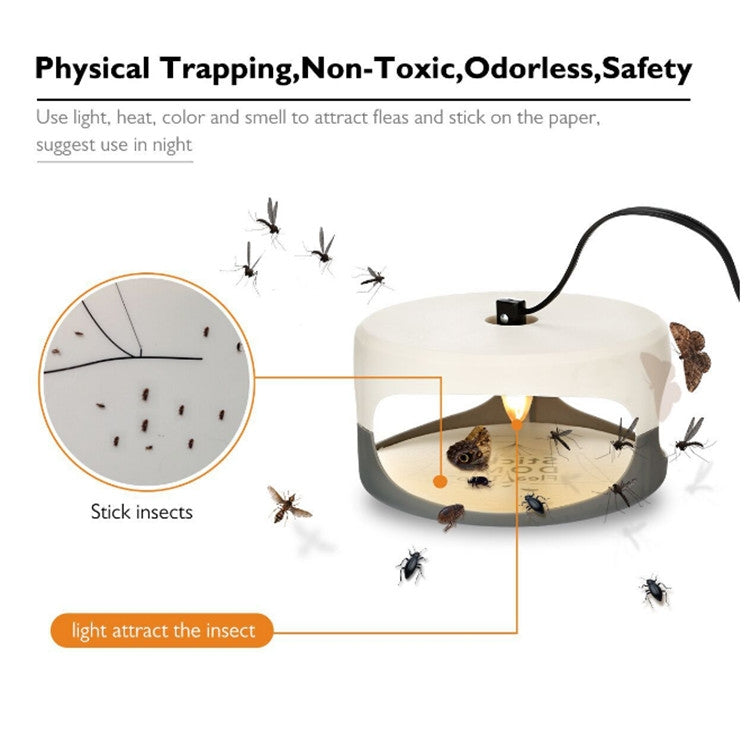 Flea Trap Pet Home Flea Lamp, EU Plug, AU Plug
