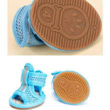 Load image into Gallery viewer, Tendon Bottom Mesh Pet Anti-skid Sandals, Tendon Bottom 1: 13.5x4.5cm, Tendon Bottom 2: 4.0x5.0cm, Tendon Bottom 3: 4.5x5.5cm, Tendon Bottom 4: 5.0x6.0cm, Tendon Bottom 5: 5.5x6.5cm, 1: 13.5x4.5cm, 2: 4.0x5.0cm, 3: 4.5x5.5cm, 4: 5.0x6.0cm, 5: 5.5x6.5cm