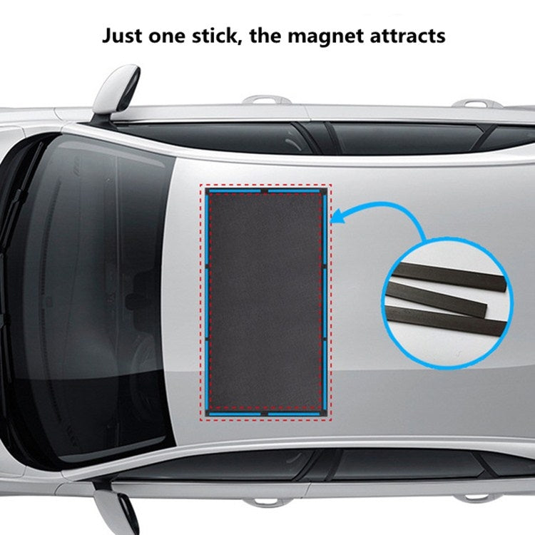 Car Sunroof Anti-mosquito Screens Magnetic Car Sunroof Sunshade, 95x55cm