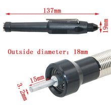 Load image into Gallery viewer, Electric Screwdriver Multifunctional Flexible Shaft Torque Electric Drill Connecting Rod Flexible Shaft With Chuck, 3.2mm Shaft Black Plastic Handle, 3.2mm Shaft Metal Silver Aluminum Handle, 3.2mm Shaft Metal Yellow Aluminum Handle