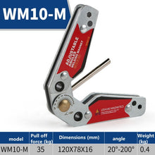 Load image into Gallery viewer, WM10-M Adjustable Magnetic Welding Locator Tooling Fixture, WM10-M