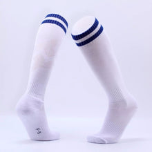 Load image into Gallery viewer, Children Football Socks Boys Soccer Sock Kid Above Knee Plain Socks Long Soccer Stockings Men Over Knee High Sock, Kids Size, Adult Size