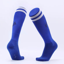 Load image into Gallery viewer, Children Football Socks Boys Soccer Sock Kid Above Knee Plain Socks Long Soccer Stockings Men Over Knee High Sock, Kids Size, Adult Size