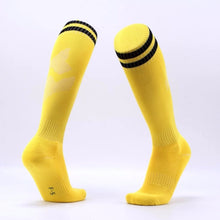 Load image into Gallery viewer, Children Football Socks Boys Soccer Sock Kid Above Knee Plain Socks Long Soccer Stockings Men Over Knee High Sock, Kids Size, Adult Size