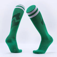Load image into Gallery viewer, Children Football Socks Boys Soccer Sock Kid Above Knee Plain Socks Long Soccer Stockings Men Over Knee High Sock, Kids Size, Adult Size