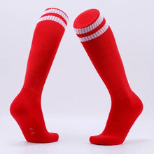 Load image into Gallery viewer, Children Football Socks Boys Soccer Sock Kid Above Knee Plain Socks Long Soccer Stockings Men Over Knee High Sock, Kids Size, Adult Size
