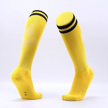 Load image into Gallery viewer, Children Football Socks Boys Soccer Sock Kid Above Knee Plain Socks Long Soccer Stockings Men Over Knee High Sock
