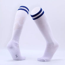 Load image into Gallery viewer, Children Football Socks Boys Soccer Sock Kid Above Knee Plain Socks Long Soccer Stockings Men Over Knee High Sock, Kids Size, Adult Size
