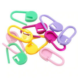 Colorful Plastic Sweater Weaving DIY Hand Tool Accessories Pin Mark Buckle, 120 PCS