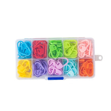Load image into Gallery viewer, Colorful Plastic Sweater Weaving DIY Hand Tool Accessories Pin Mark Buckle, 120 PCS