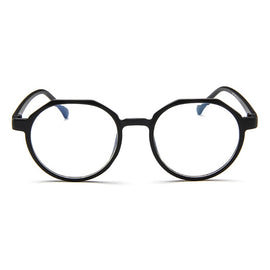 Fashion Eyeglasses Retro TR Frame Plain Glass Spectacles