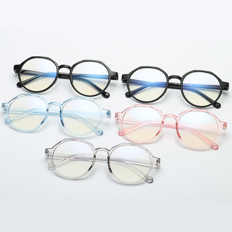 Fashion Eyeglasses Retro TR Frame Plain Glass Spectacles