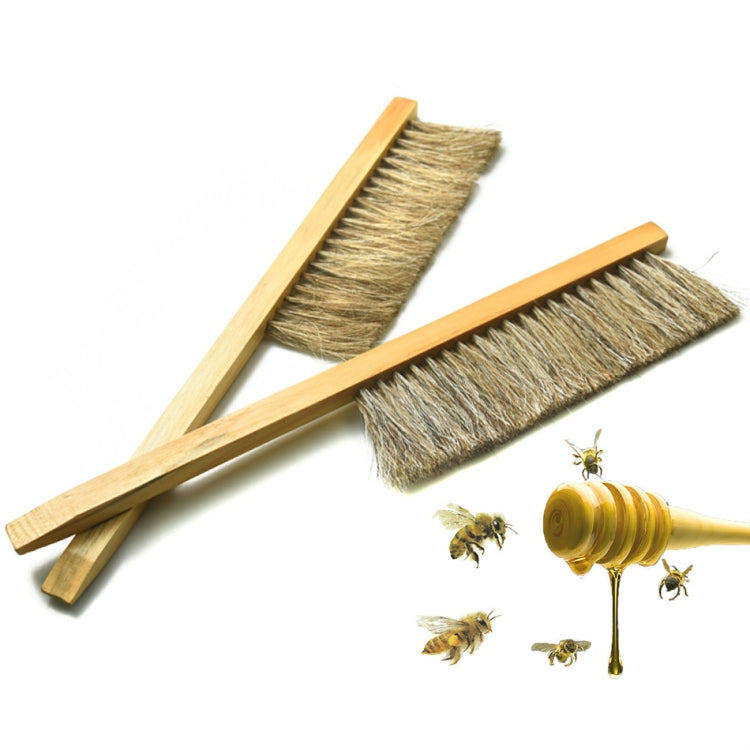 Double-row Pig Hair Bee Sweep Bee Brush Sweep Bee Brush, Sweep Bee Brush