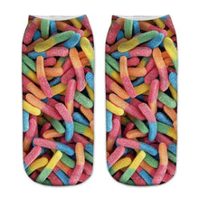 Load image into Gallery viewer, 12 PairsFood And Fruit Print 3D Kawaii Socks