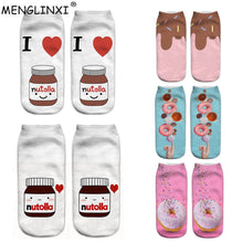 Load image into Gallery viewer, 12 PairsFood And Fruit Print 3D Kawaii Socks