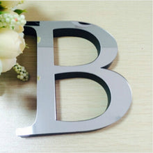 Load image into Gallery viewer, 2 PCS Home Decoration Creative Personality English Letters Acrylic Mirror 3D DIY Wall Stickers