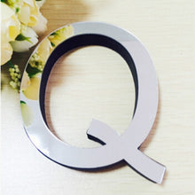 Load image into Gallery viewer, 2 PCS Home Decoration Creative Personality English Letters Acrylic Mirror 3D DIY Wall Stickers