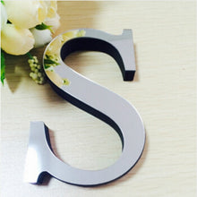 Load image into Gallery viewer, 2 PCS Home Decoration Creative Personality English Letters Acrylic Mirror 3D DIY Wall Stickers