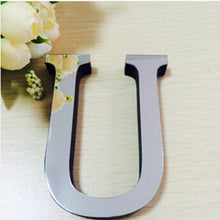Load image into Gallery viewer, 2 PCS Home Decoration Creative Personality English Letters Acrylic Mirror 3D DIY Wall Stickers