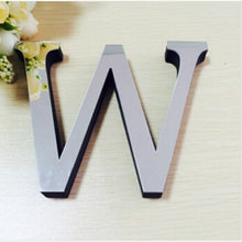 Load image into Gallery viewer, 2 PCS Home Decoration Creative Personality English Letters Acrylic Mirror 3D DIY Wall Stickers