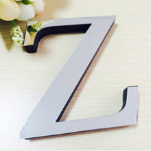 Load image into Gallery viewer, 2 PCS Home Decoration Creative Personality English Letters Acrylic Mirror 3D DIY Wall Stickers
