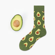 Load image into Gallery viewer, 5 Pairs Fruit Food Socks Short  Funny Cotton Socks