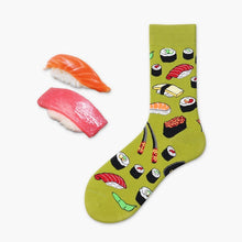 Load image into Gallery viewer, 5 Pairs Fruit Food Socks Short  Funny Cotton Socks