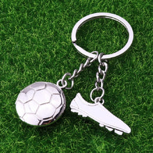Load image into Gallery viewer, 2 PCS Creative Football Gift Pendant Metal Football Shoe Keychain, Football Shoes 389, Football Shoes 306, Athletes, Football Stadiums