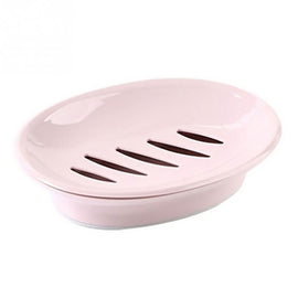 Double Lattice Home Bathroom Soap Dish Box Case Holder Container