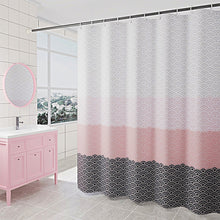 Load image into Gallery viewer, Geometric Shower Curtain Waterproof Bath Bathroom Curtain, With 80 x Height 180cm, With 120 x Height 180cm, With 150 x Height 180cm, With 180 x Height180cm, With 180 x Height200cm, With 200 x Height 200cm, With 240 x Height200cm, With 100 x Height 180c...