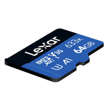 Load image into Gallery viewer, Lexar 633x 64GB High-speed Driving Recorder Dedicated Mobile Phone Memory Card DVR TF Card, 64GB