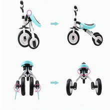 Load image into Gallery viewer, Ride On Toys Baby Tricycle Children Folding Bike Kids Scooter, Baby Tricycle