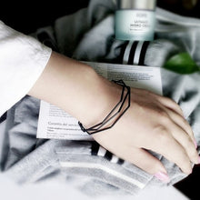 Load image into Gallery viewer, Vintage Brief Open Charms Multi-layer Cuff Bracelet Bangles, Black, Rose Gold, Sliver, Gold