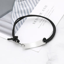 Load image into Gallery viewer, Never Give Up Bracelets Simple Leather Velvet Letter Persistence Bracelet