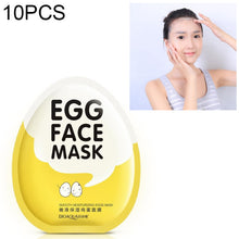 Load image into Gallery viewer, 10 PCS Egg Facial Mask Smooth Moisturizing Face Mask Oil Control Shrink Pores Whitening Brighten Mask Skin Care