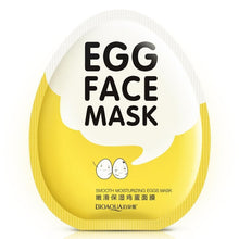 Load image into Gallery viewer, 10 PCS Egg Facial Mask Smooth Moisturizing Face Mask Oil Control Shrink Pores Whitening Brighten Mask Skin Care