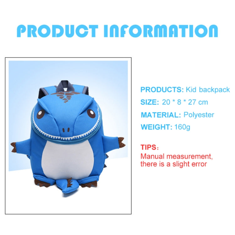 Kids Schoolbag Cartoon Dinosaur Kindergarten Backpack