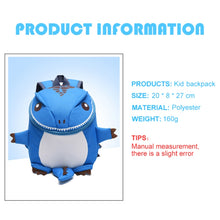 Load image into Gallery viewer, Kids Schoolbag Cartoon Dinosaur Kindergarten Backpack
