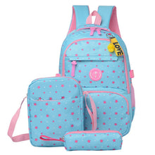 Load image into Gallery viewer, 3 PSC/Sets Fashion School Backpack for Teenagers Girls