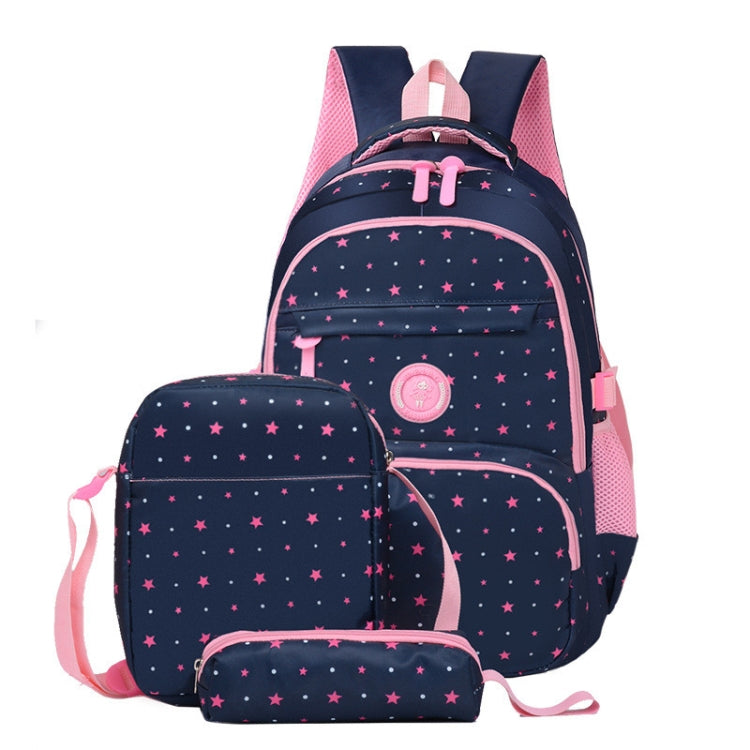 3 PSC/Sets Fashion School Backpack for Teenagers Girls