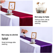 Load image into Gallery viewer, Satin Tablecloth Table Decoration for Home Party Wedding Christmas Decoration, 30X275CM