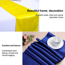 Load image into Gallery viewer, Satin Tablecloth Table Decoration for Home Party Wedding Christmas Decoration, 30X275CM