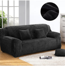 Load image into Gallery viewer, Plush Fabric Sofa Cover Thick Slipcover Couch Elastic Sofa Covers Not Include Pillow Case, 1 seat 90-140cm, 2 seat 145-185cm, 3 seat 190-230cm, 4 seat 230-300cm