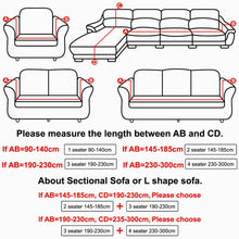 Load image into Gallery viewer, Plush Fabric Sofa Cover Thick Slipcover Couch Elastic Sofa Covers Not Include Pillow Case, 1 seat 90-140cm, 2 seat 145-185cm, 3 seat 190-230cm, 4 seat 230-300cm