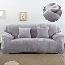 Load image into Gallery viewer, Plush Fabric Sofa Cover Thick Slipcover Couch Elastic Sofa Covers Not Include Pillow Case, 1 seat 90-140cm, 2 seat 145-185cm, 3 seat 190-230cm, 4 seat 230-300cm