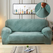 Load image into Gallery viewer, Plush Fabric Sofa Cover Thick Slipcover Couch Elastic Sofa Covers Not Include Pillow Case, 1 seat 90-140cm, 2 seat 145-185cm, 3 seat 190-230cm, 4 seat 230-300cm