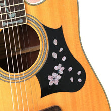 Load image into Gallery viewer, 2 PCS Guitar Panel Stickers DIY Cherry Blossom Stickers Ukuleles Paste, 2 PCS Guitar Panel Stickers