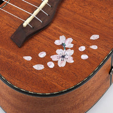 Load image into Gallery viewer, 2 PCS Guitar Panel Stickers DIY Cherry Blossom Stickers Ukuleles Paste, 2 PCS Guitar Panel Stickers